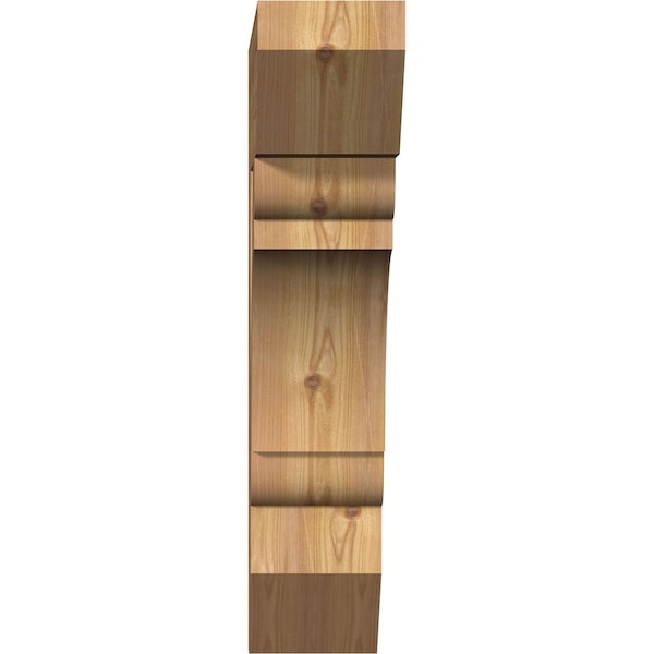 Olympic Slat Smooth Bracket, Western Red Cedar, 5 1/2W X 22D X 26H